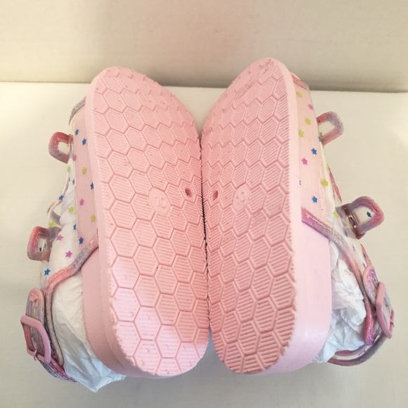 Laura Ashley Stars Toddler Girls Sandals Pink Multicolor Size:T-10. NWOT. - Picture 7 of 10